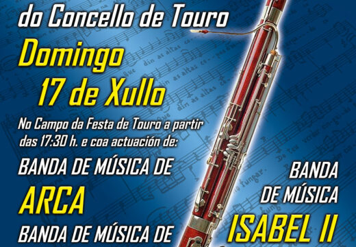 Touro vive mañá domingo, 17 de xullo, o seu XIX Festival de Bandas